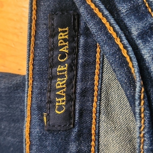 Lucky Brand 6 / 28 Charlie Capri Jeans Summer Spring Casual Dark Wash - Picture 10 of 10